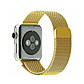 Ремінець для годинника Milanese loop steel bracelet Apple watch, 42-44 мм. Gold, фото 2