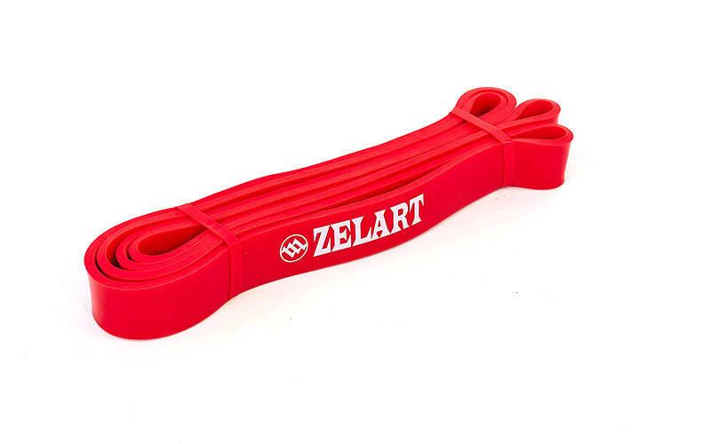 Гума для фітнесу та підтягувань Zelart Power Bands 941-5 потужність S червоний, фото 1