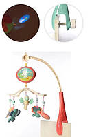 Дитяча музична карусель (мобіль) на ліжечко з пультом. Зоряне небо. Пульт. 668-183 РОЖЕВА