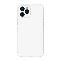 Чохол Baseus для iPhone 12 Pro Max Liquid Silica Gel, Ivory white (WIAPIPH67N-YT02)