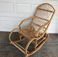 Крісло-гойдалка з лози плетені меблі "Щастя"