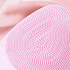 Щітка-масажер Sonic Facial Brush BR-020 Pink | Електрична силіконова щітка для чищення особи, фото 6