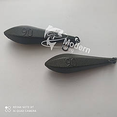 Коропове грузило Modern-Fishing — "Long Horizon" порошкова фарба "Green Powder", 90 г