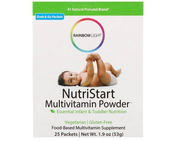 Вітаміни для дітей Rainbow Light Nutri Stars Multivitamin Powder 25 пакетиків