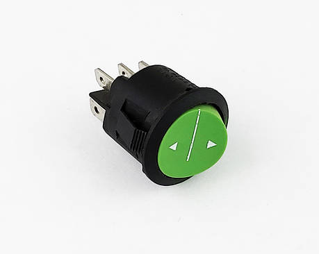 Кнопка дитячого електромобіля 6 pin кругла 2 положення, фото 1