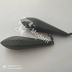 Коропове грузило Modern-Fishing — "Long Horizon" порошкова фарба "Green Powder 140 г