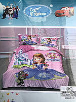 Детское постельное белье| Полуторный комплект постельного белья для детей | Постельное белье Принцессы Дисней