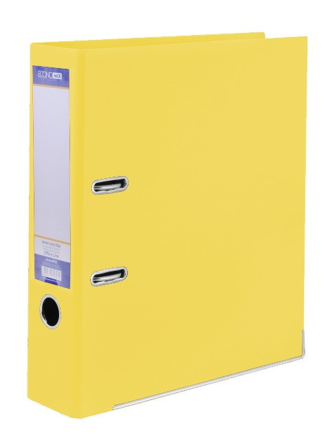 Папка-реєстратор Economix А4, 7см жовтий, Е39721-05
