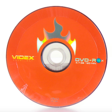 DVD-R Videx 16х 4.7Gb bulk(50)(600)№5636