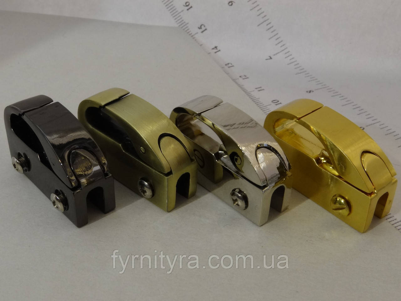 Ручкотримач бічний нікель 35 мм 22 мм