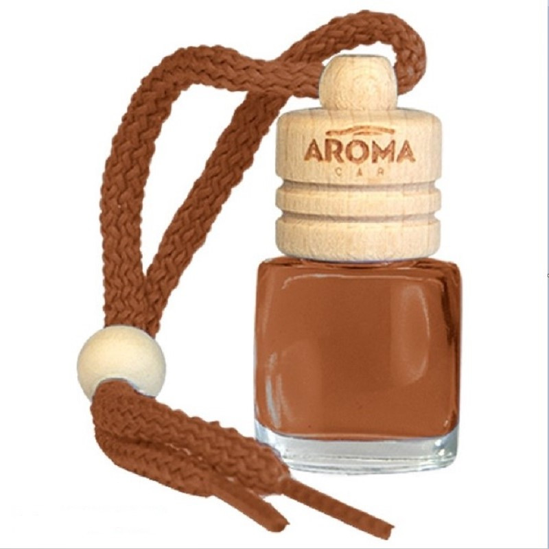 Ароматизатор в машину подвесной на зеркало Aroma Car Wood 6ml пахучка для авто с ароматом WIND (92040)