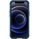 Магнітний чохол Nillkin для iPhone 12 mini (5.4 ") (CamShield Pro Magnetic Case) Blue з захистом камери, фото 3