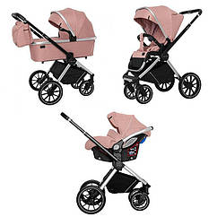 Коляска 3в1 Carrello Optima Hot Pink рожева (з автокріслом)
