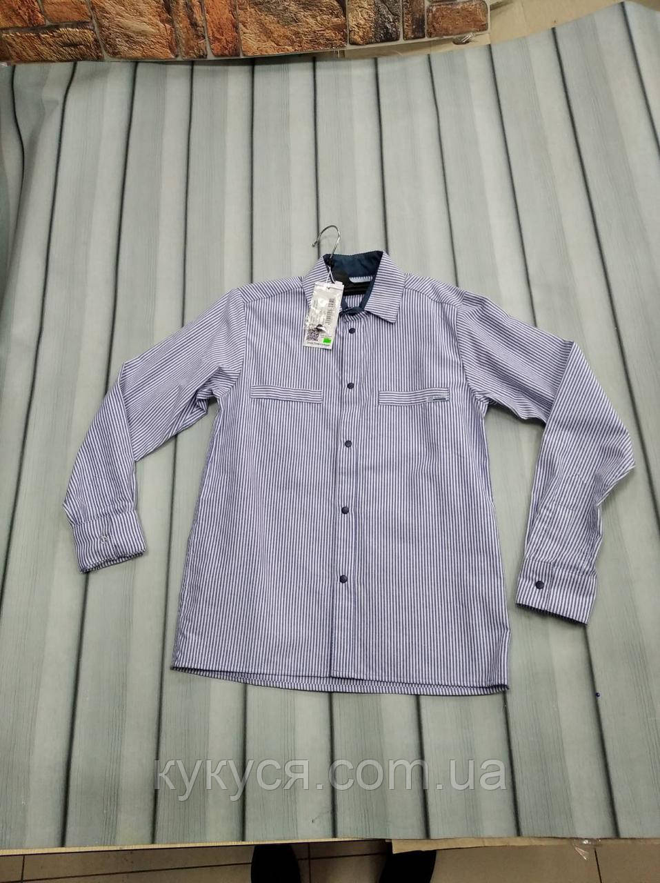 Сорочка для хлопчиків у смужку