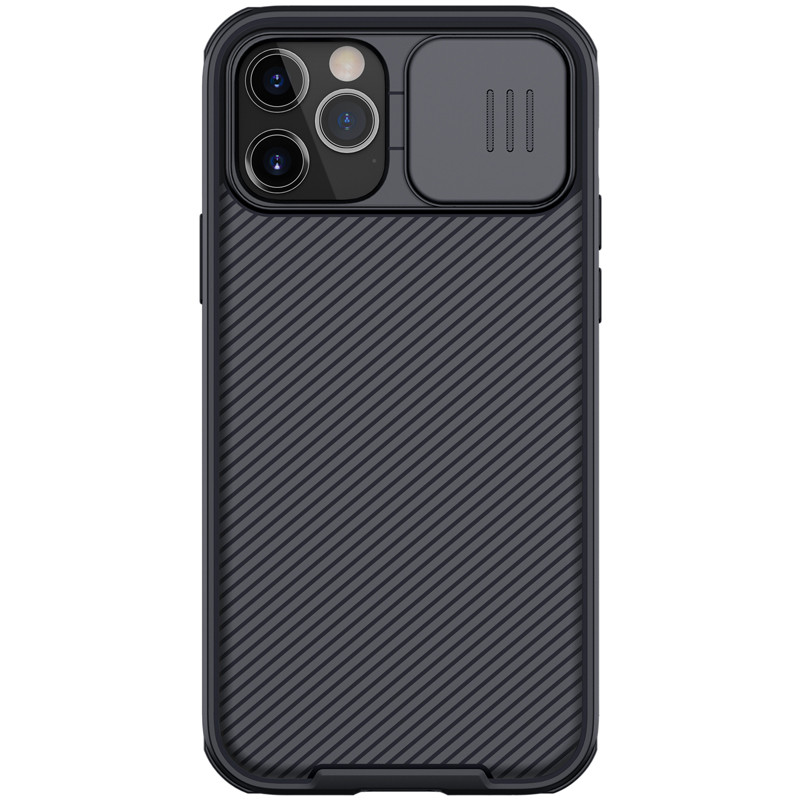 Магнітний чохол Nillkin для iPhone 12 / 12 Pro (6.1 ") (CamShield Pro Magnetic Case) Black з захистом камери