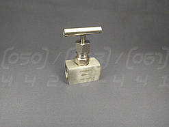 Вентиль голчастий різьбовий нержавіючий Ду20 (3/4") н/ж сталь AISI316L, Ру400 (6000 PSI), +300°C, BSPT