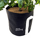 Кришка на 5л GrowBag з кокосового волокна 19 см / Мат для мульчування, фото 3