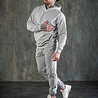Спортивный костюм мужской оверсайз серый | Худи + Штаны ЛЮКС качества