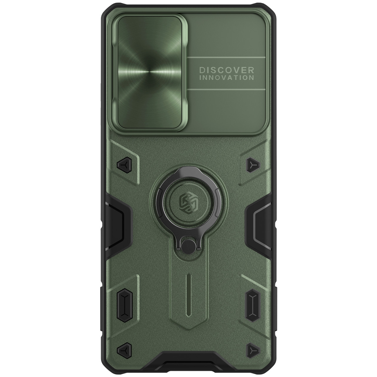 Захисний чохол Nillkin для Samsung Galaxy S21 Ultra (CamShield Armor Case) Green з захистом камери