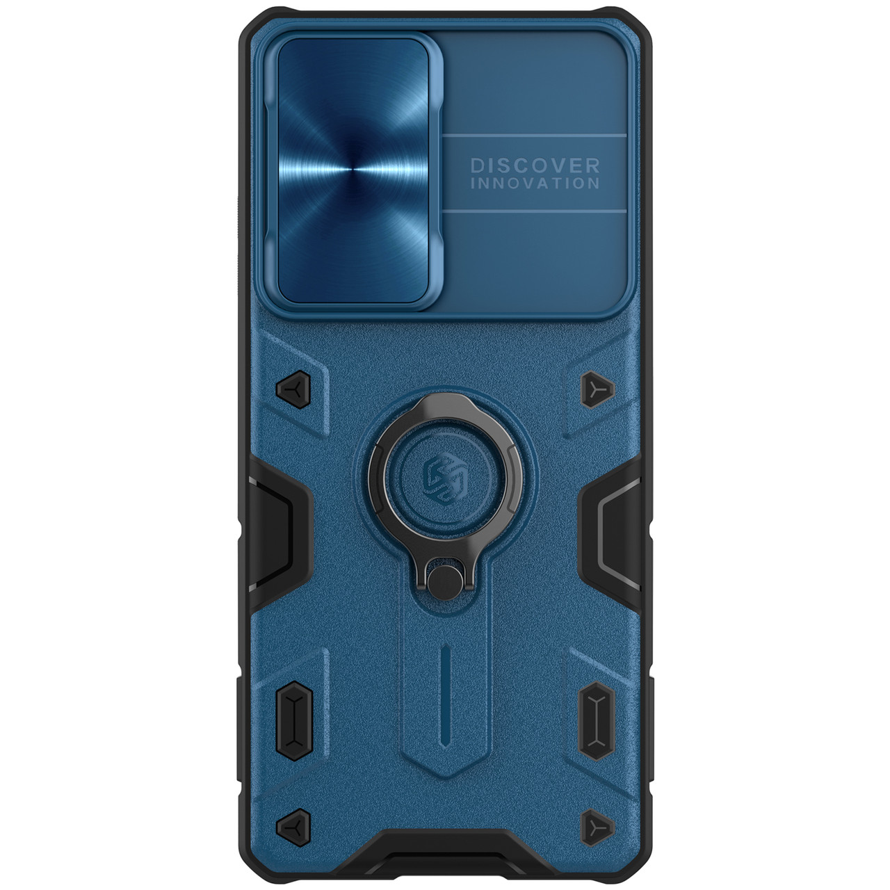 Захисний чохол Nillkin для Samsung Galaxy S21 Ultra (CamShield Armor Case) Blue з захистом камери