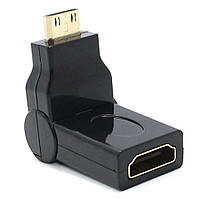 Поворотный переходник HDMI to mini HDMI Угловой