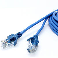 Патч-корд LAN 3 метра RJ-45 CAT 5 Сетевой кабель UTP витая пара для интернета и роутера