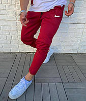 Спортивні штани чоловічі демісезонні Nike червоні (репліка) - S, M, L, XL, 2XL