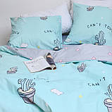 Двоспальна постільна білизна Вилюта "Cactus" ранфорс, фото 5