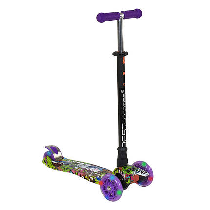 Самокат MAXI Best Scooter А 24646/779-1390, фіолетовий, фото 1