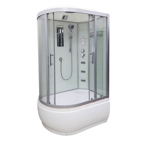 Душовий бокс Veronis BV-5-120 white (R) 120х80х220, фото 1
