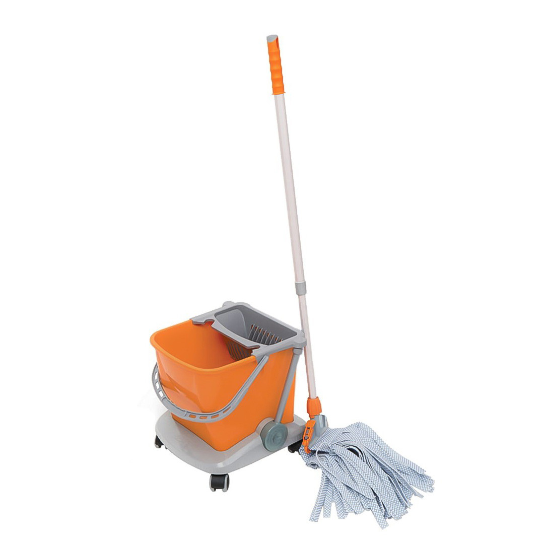 Збиральна візок з віджимом Сервісна візок для прибирання Візок для миття підлоги Госп інвентар для прибирання