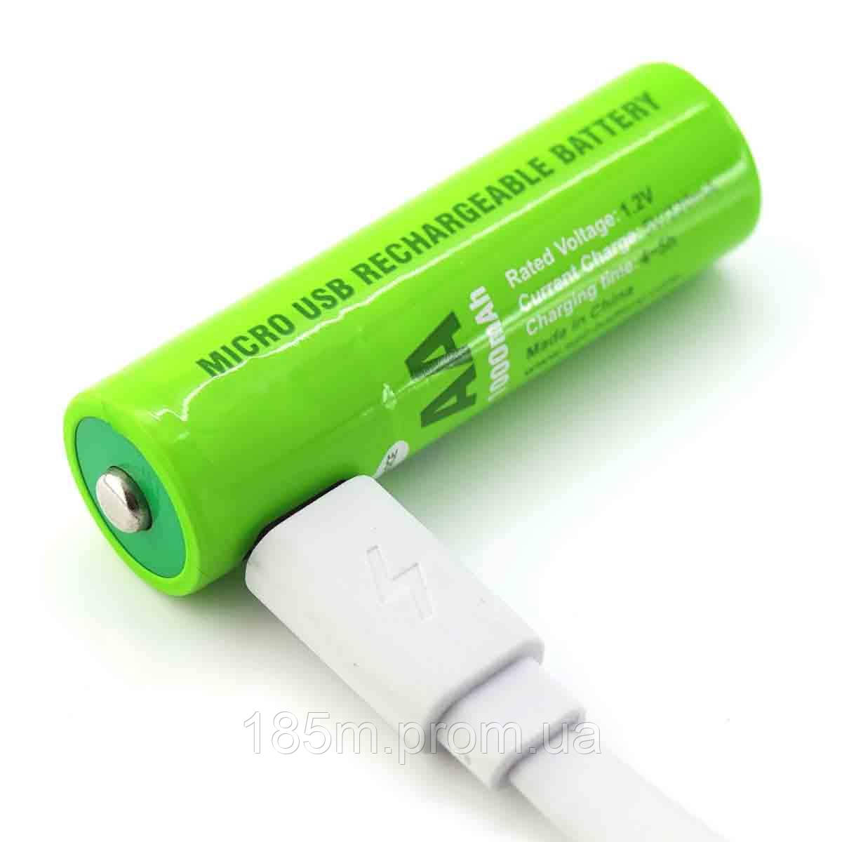 Soshine AA R6 1000mAh Li Ion ЗАРЯДКА ОТ USB bl4