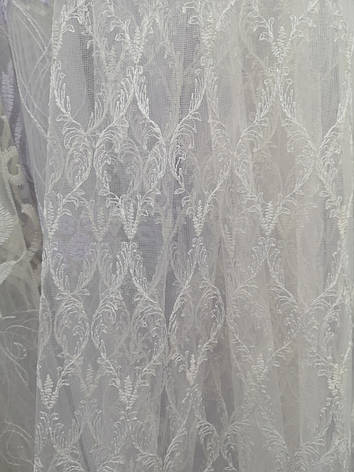 Тюль білий рулон Туреччина, фото 2