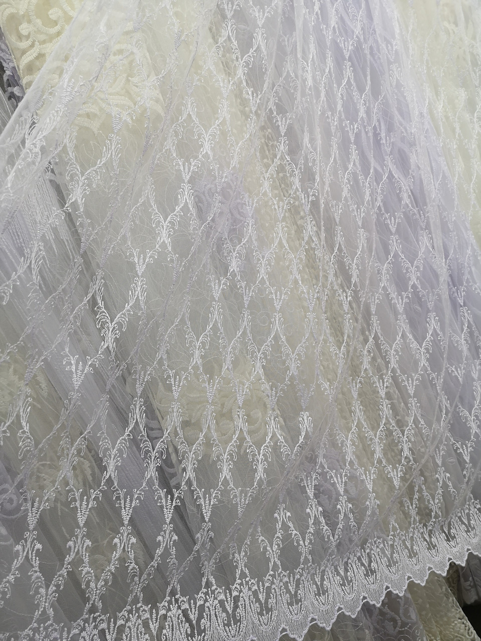Тюль білий рулон Туреччина