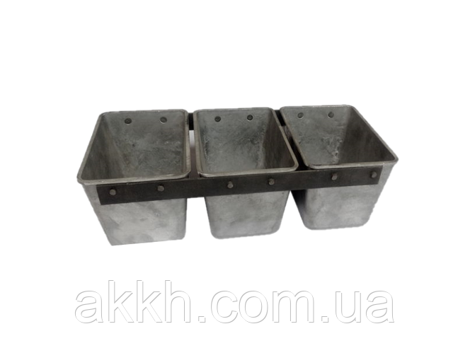 Купити Форма хлібна Л11 трійник, ціна 375 грн - Prom.ua (ID# 181889938)