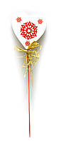 Сердечко на паличці (26,5х7,5 см)