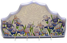 Ключниця вішалка "Ірис", масив дерева (34х19 див.)