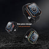 Захисний чохол Nillkin для Apple Watch 44 mm Series 4/5/6 / SE (CrashBumper case) Gray, фото 7