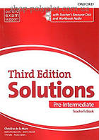 Книга для учителя Solutions Third Edition Pre-Intermediate Teacher's Book with Teacher's Resource Disc and