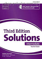 Книга для учителя Solutions Third Edition Intermediate Teacher's Book with Teacher's Resource Disc and