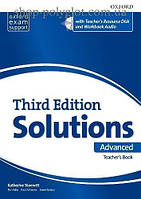 Книга для учителя Solutions Third Edition Advanced Teacher's Book with Teacher's Resource Disc