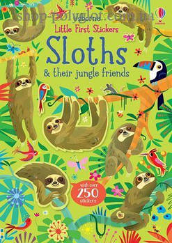 Книга з наліпками Little First Stickers: Sloths