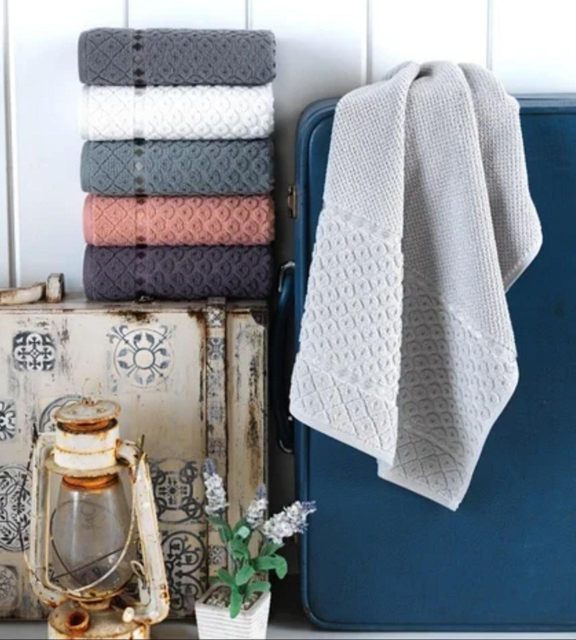 Рушники махрові лицьові «Lux Vip Cotton DESA» (6 шт)