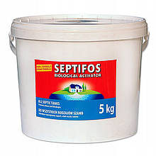 Septifos, біоактиватор для септики, вигрілих ям, туалетів Septifos vigor, 5 кг