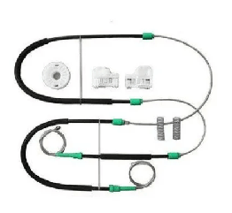 Ремкомплект склопідіймача Volkswagen Passat B5 передні ліві двері (ПОСИЛЕНИЙ) 3B1837461