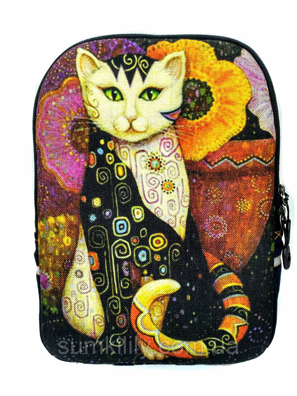 Джинсовий рюкзак Казковий кіт 6