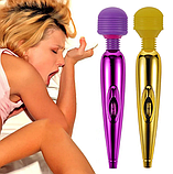 Вібратор мікрофон, вібромасажер стимулятор ероганих зон, інтимні іграшки комбіновані, фото 5