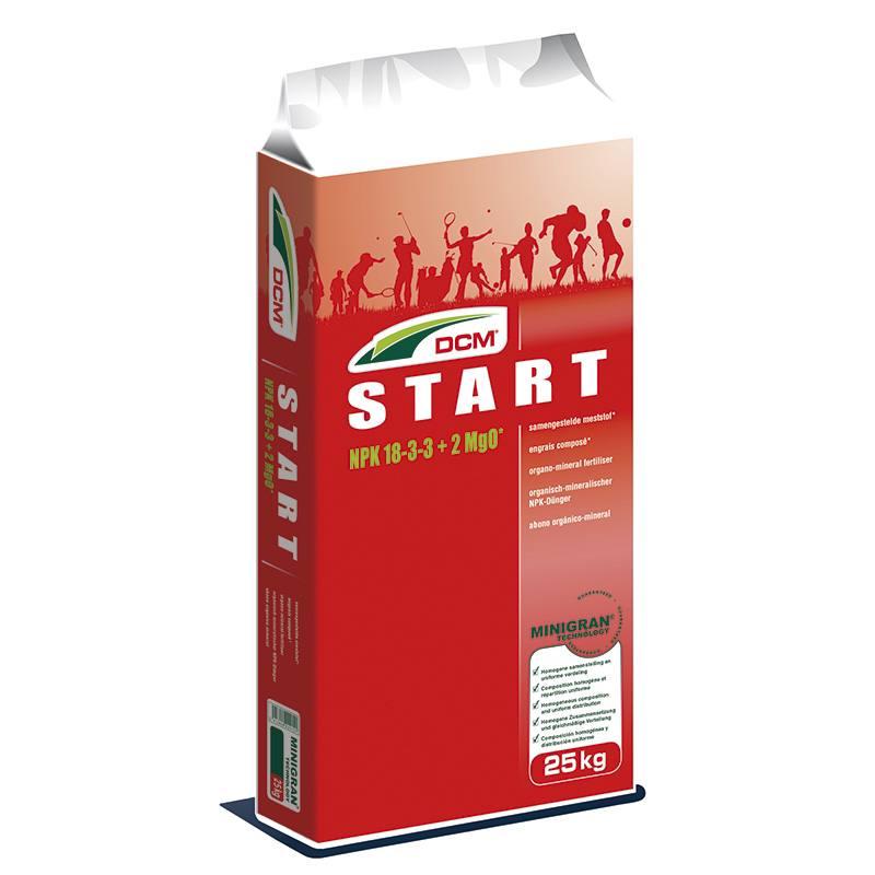 Добриво для газону DCM Start NPK 18-3-3+ 2MgO Весна 25 кг, фото 1