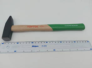 Слюсарний молоток дерев'яний 300г TOPTUL HAAA0330, фото 4