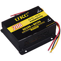 Інвертор перетворювач UKC DC/24v DC-12v 20 A R_6023